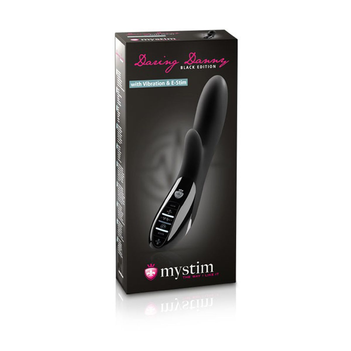 MYSTIM Daring Danny E-Stim - Vibrator Edition Black