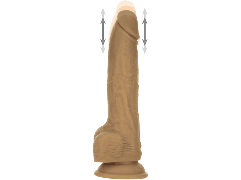 NAKED ADDICTION Naked Addiction - Realistischer Stoß-Dildo mit Fernbedienung - 23 cm realistische-dildos