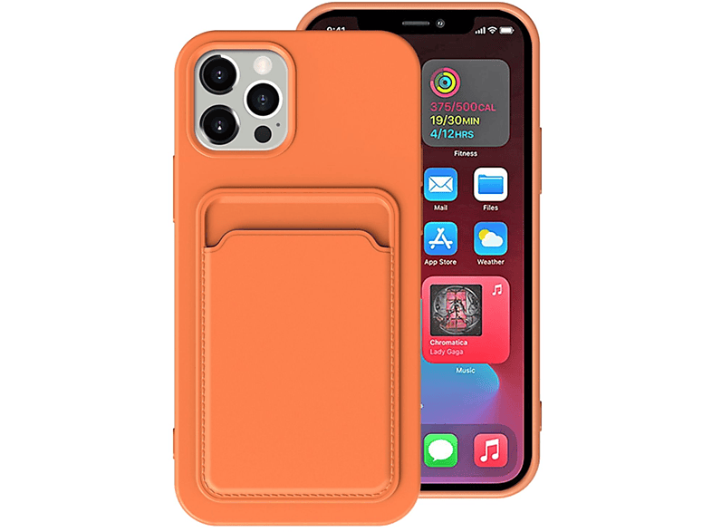 Case, Apple, Orange Backcover, iPhone DESIGN KÖNIG 13,