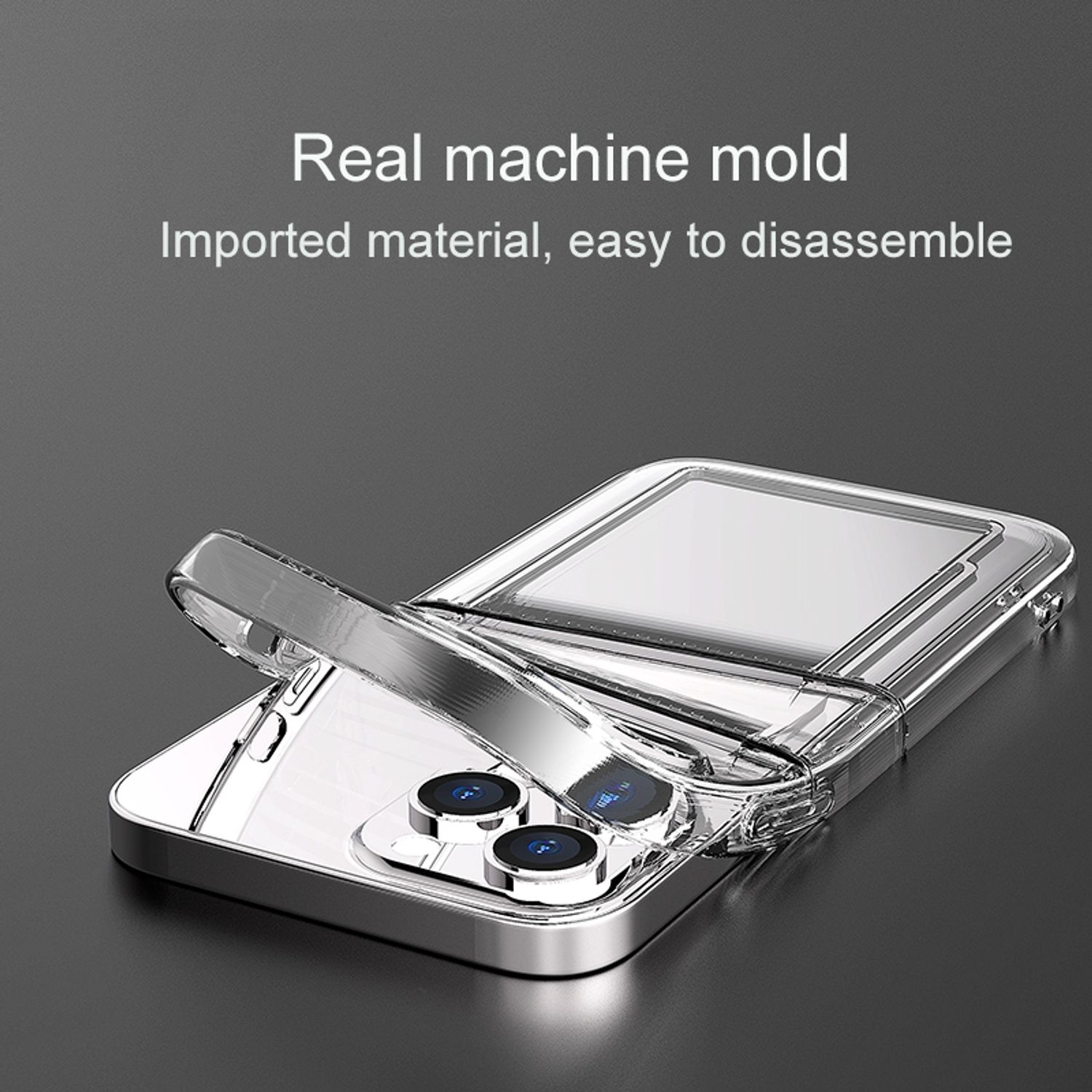 KÖNIG DESIGN Case, Backcover, Transparent Apple, iPhone mini, 13