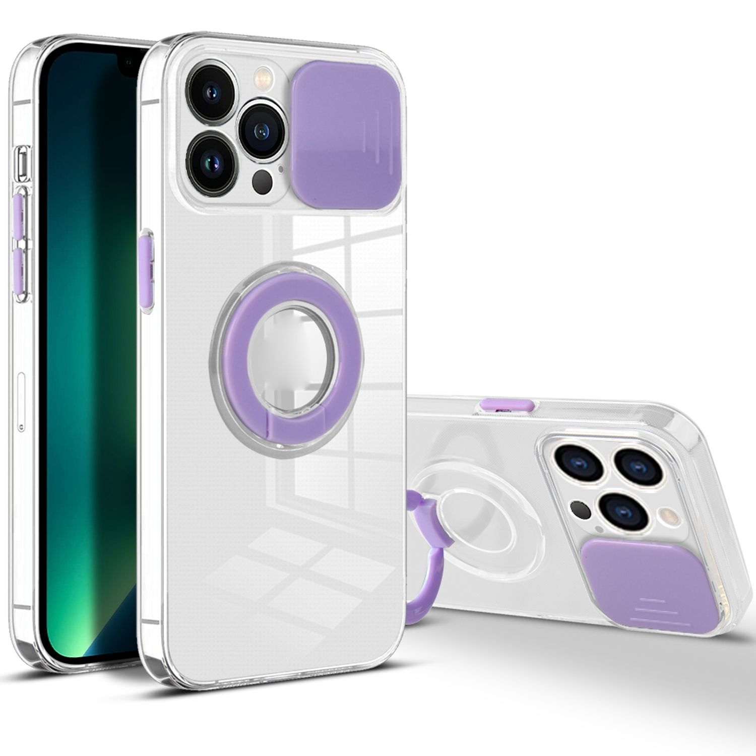 KÖNIG DESIGN Case, iPhone Pro Backcover, Max, 13 Violett Apple