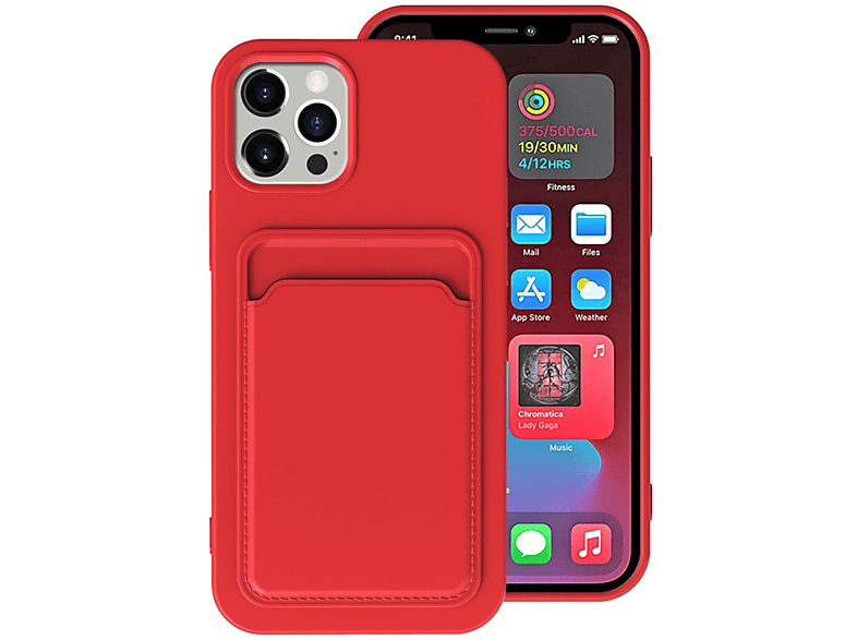 KÖNIG DESIGN Case, 13 Apple, Backcover, Pro, Rot iPhone