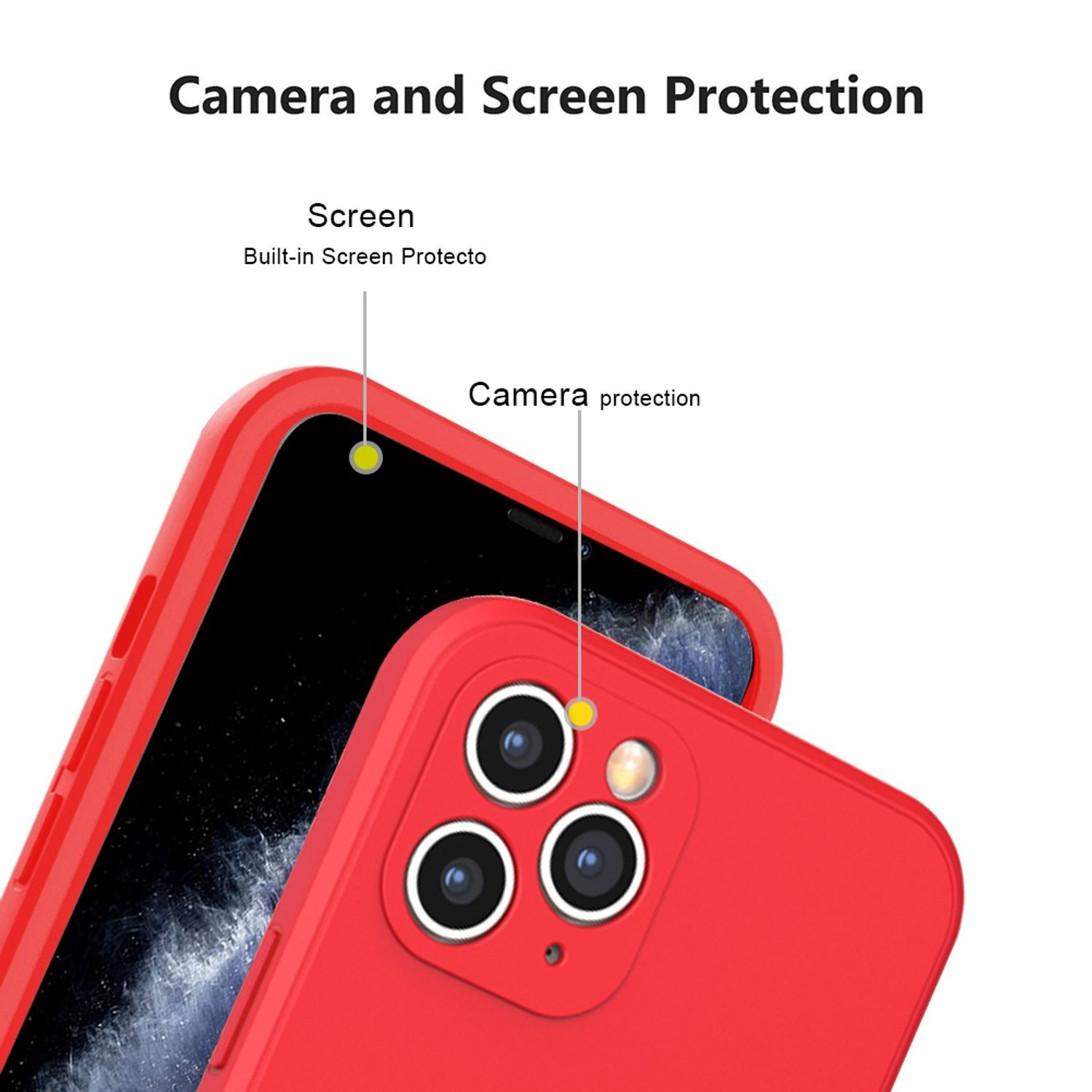 KÖNIG DESIGN Case, Full Cover, Apple, iPhone 13 Pro, Schwarz