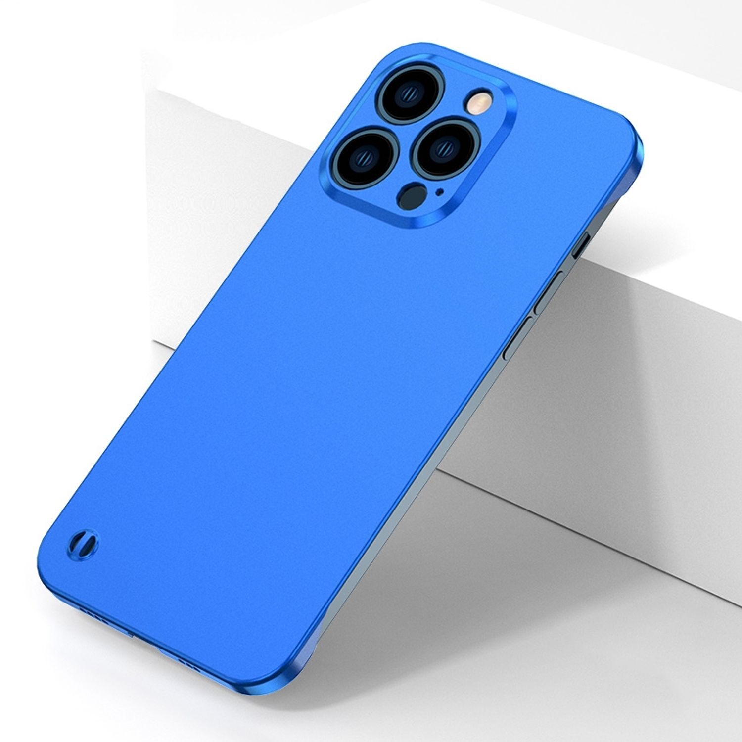 KÖNIG DESIGN Case, Blau iPhone Max, Pro Backcover, Apple, 13