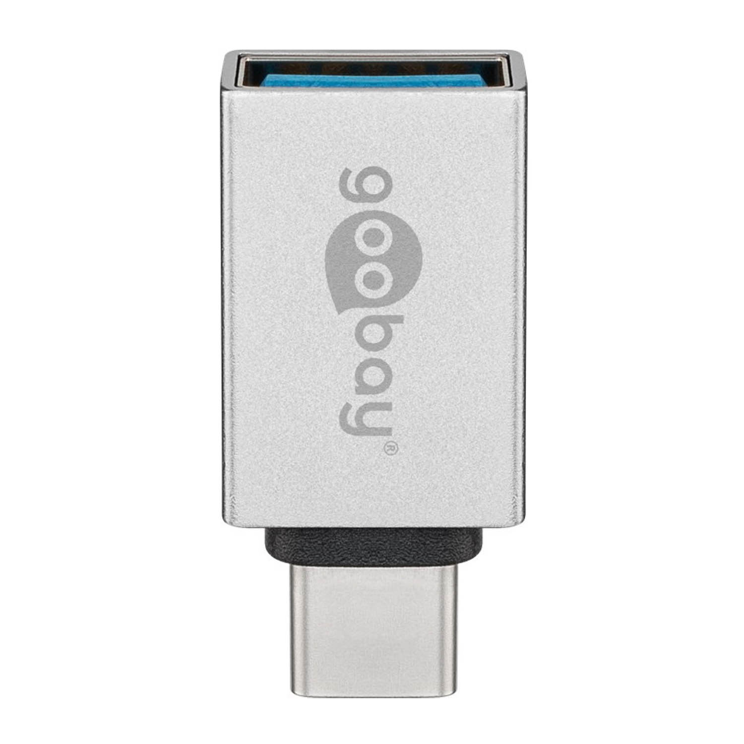 GOOBAY OTG USB-OTG-Adapter, Adapter silber Super Speed silber