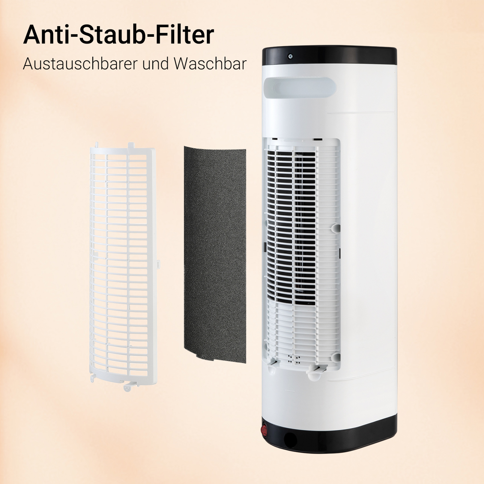 MIDEA NTH20-17BR Heizlüfter (2000 Watt, Raumgröße: 10 m³)