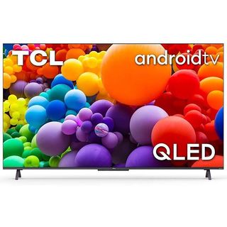 TV LED 50" - TCL 50C725, QLED 4K, Quad Core, DVB-T2 (H.265), Negro