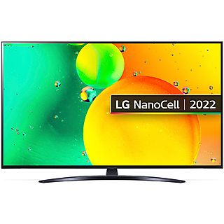 TV NanoCell 55" - LG 55NANO766QA.AEU, UHD 4K, Procesador Inteligente α5 Gen5 AI Processor 4K, DVB-T2 (H.265), Negro