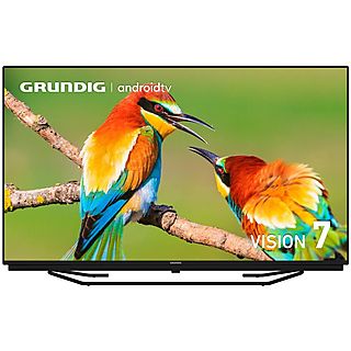 TV LED 55" - GRUNDIG 55 GGU 7960B, UHD 4K, Quad Core, DVB-T2 (H.265), Negro