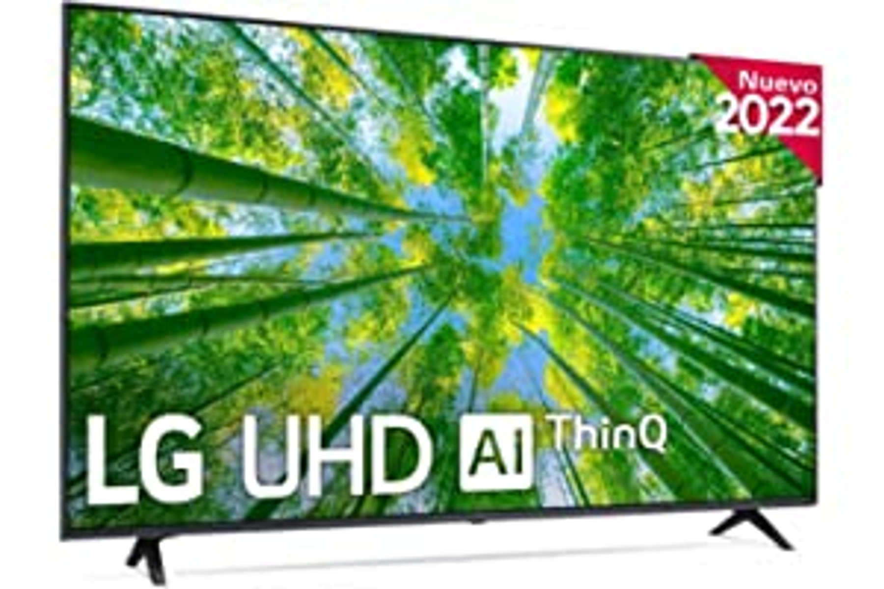 TV LED 55" - 55UQ80006LB.AEUD LG, UHD 4K, Gris