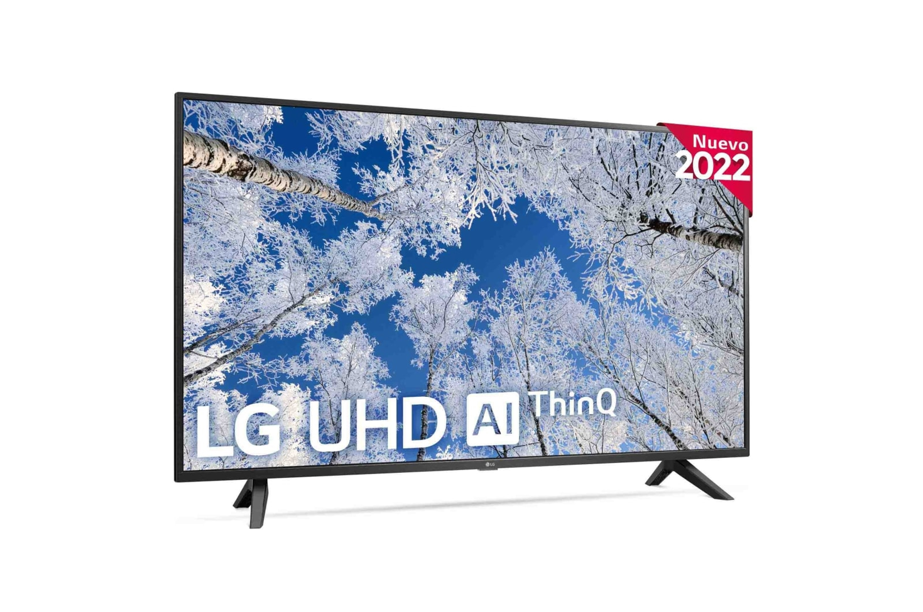 TV LED 55" - 55UQ70006LB LG, UHD 4K, Procesador Inteligente a5 Gen5 AI Processor 4K, DVB-T2 (H.265)Sí, Negro