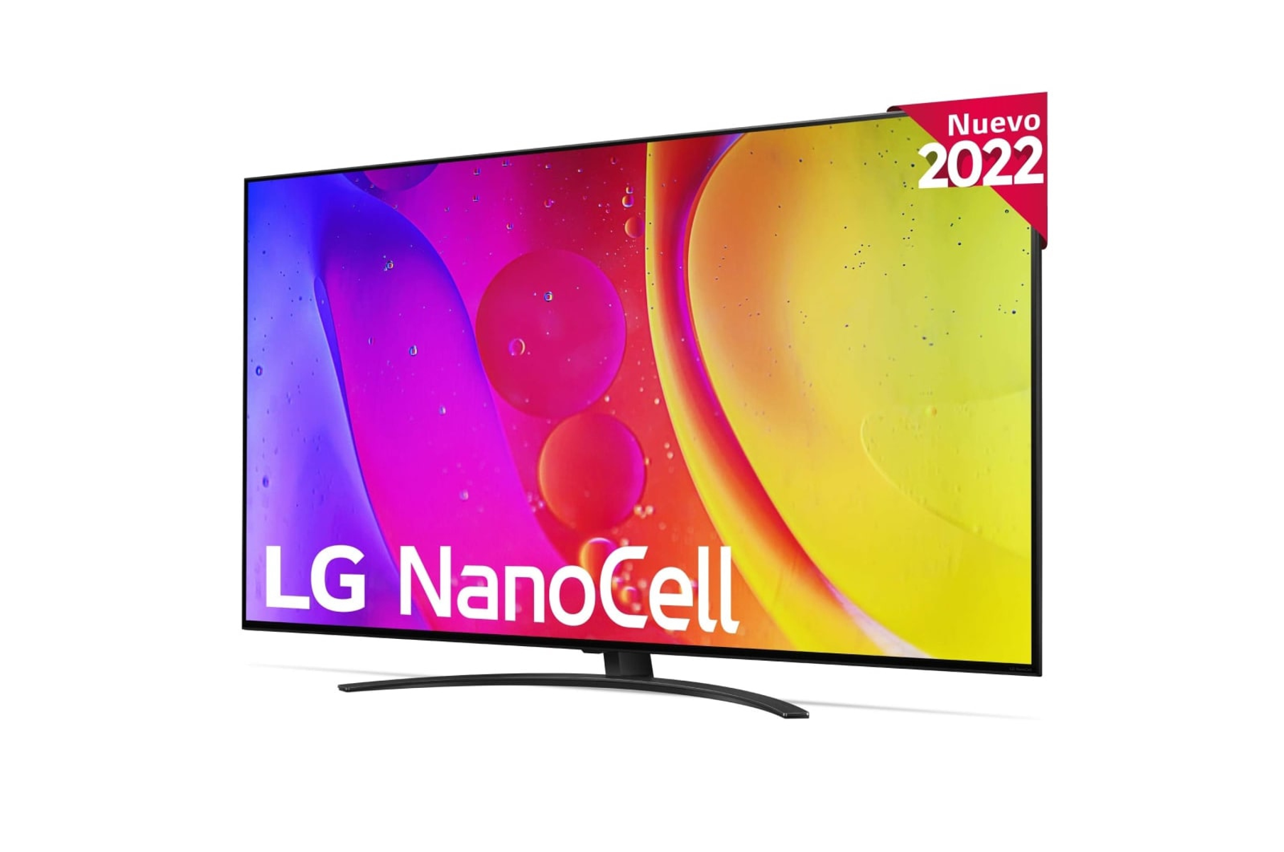 TV LED 75" - 75NANO826QB LG, UHD 4K, Procesador Inteligente α5 Gen5 AI Processor 4K, DVB-T2 (H.265)Sí, Negro