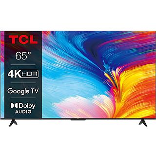 TV LED 65" - TCL 65P639K, UHD 4K, Metálico oscuro