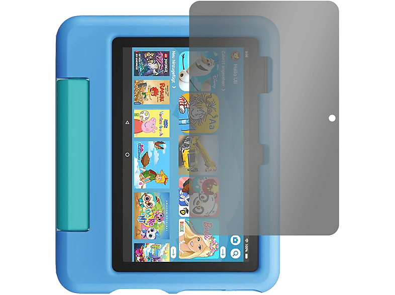 SLABO Protection 7 View Displayschutz(für Kids-Tablet 360° Blickschutz Generation 12. Fire Schwarz (2022))