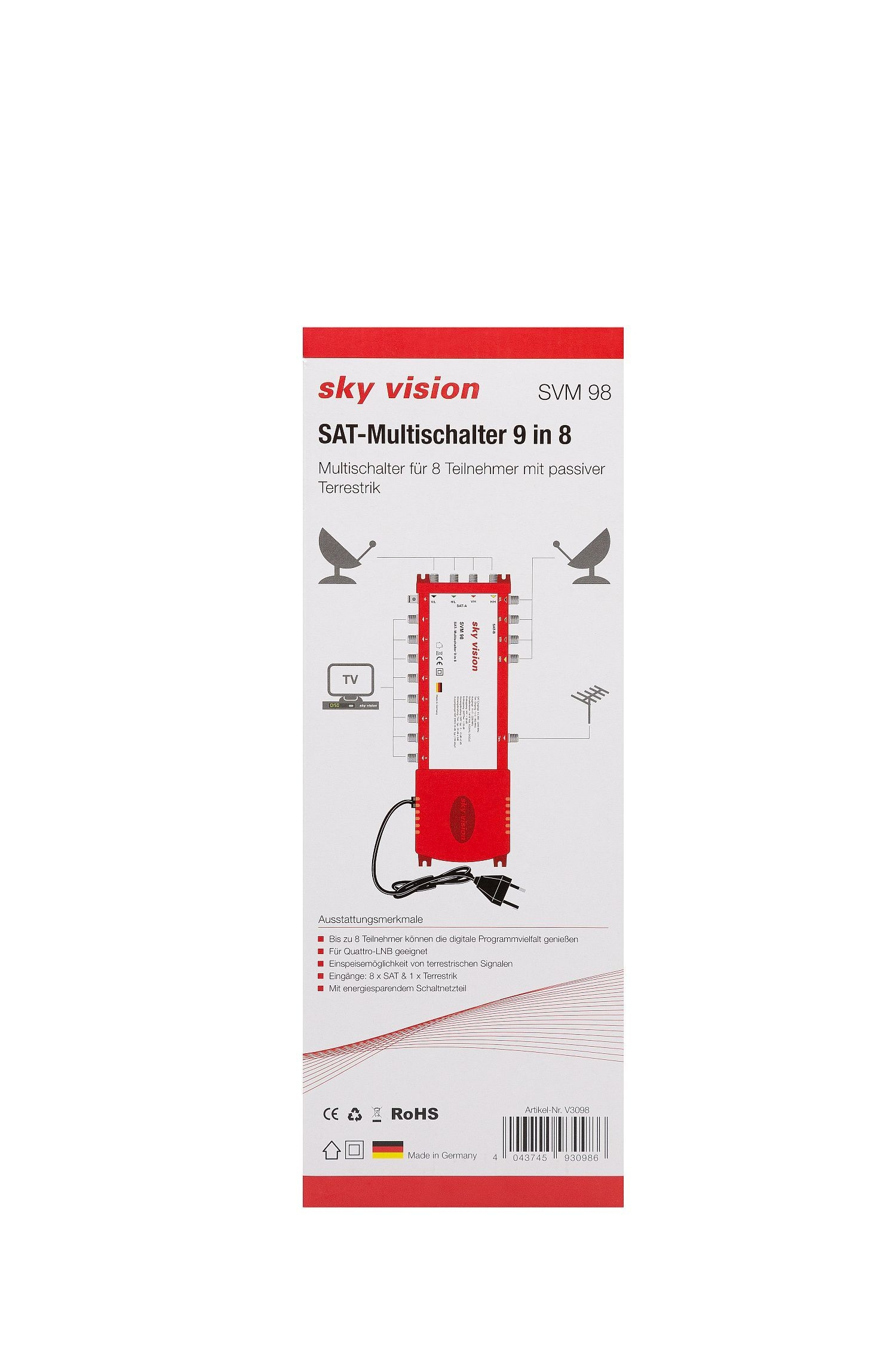 SKY VISION SVM 98 Multischalter