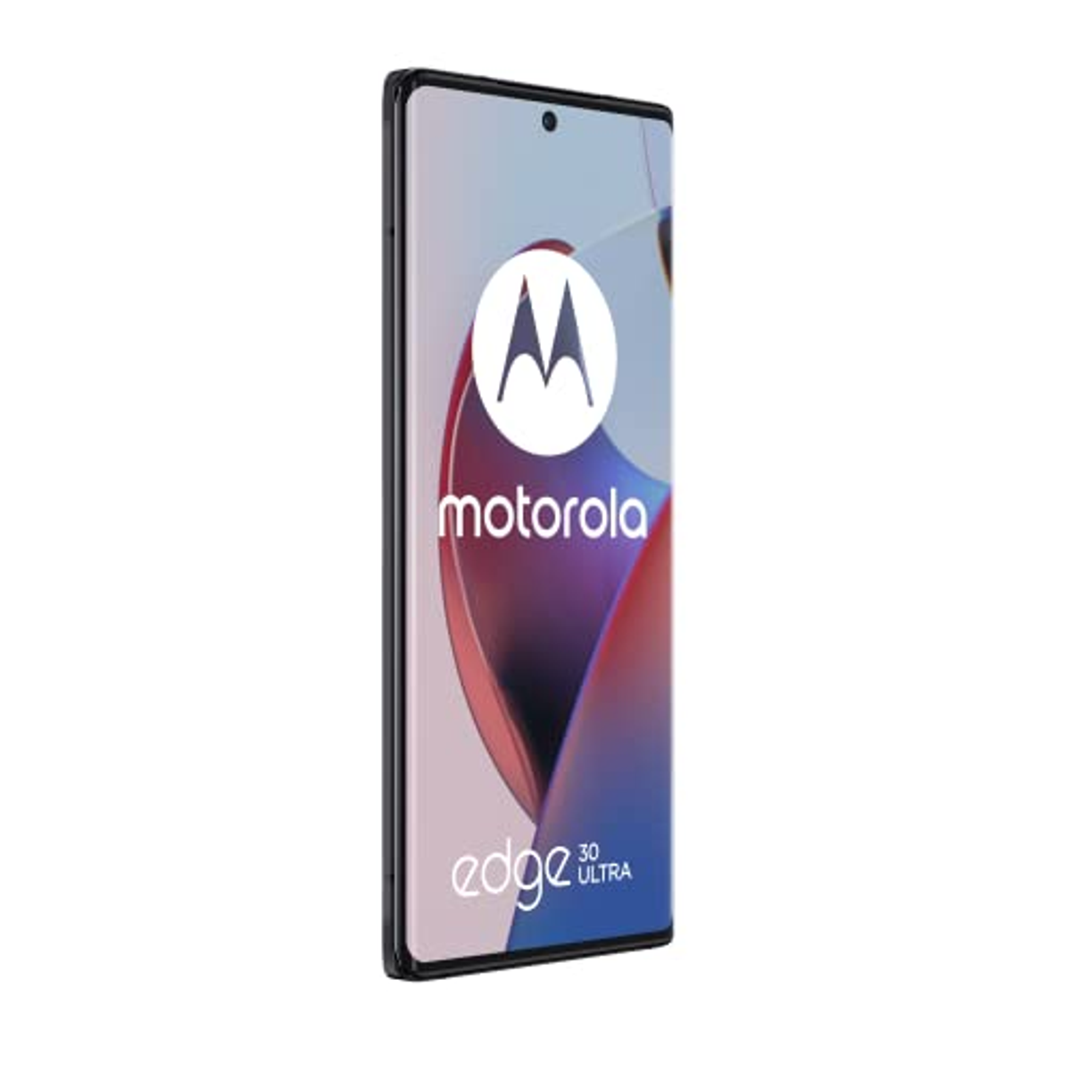 Een zwarte TCL-smartphone, de achterkant met de camera.