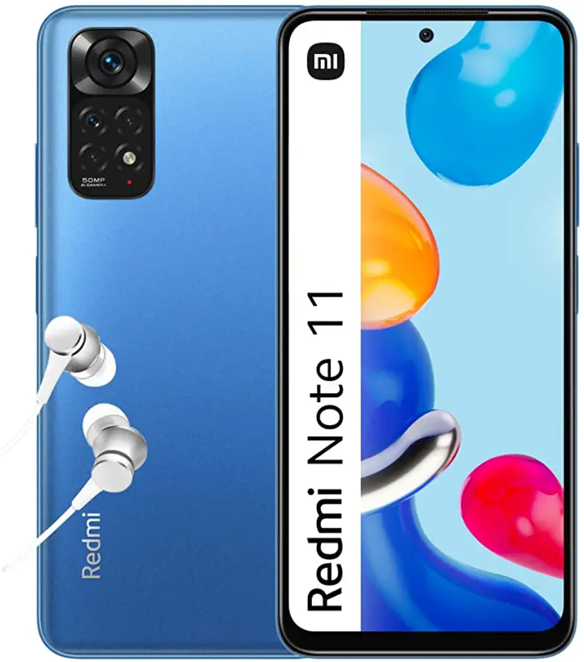 Xiaomi Redmi Note 11 smartphone 4+64gb pantalla de 6.43 pulgadas 90hz fhd+ amoled dotdisplay snapdragon 680 50mp ai 5000 twilight blue es con alexa manos libres 4260555973037 4 643