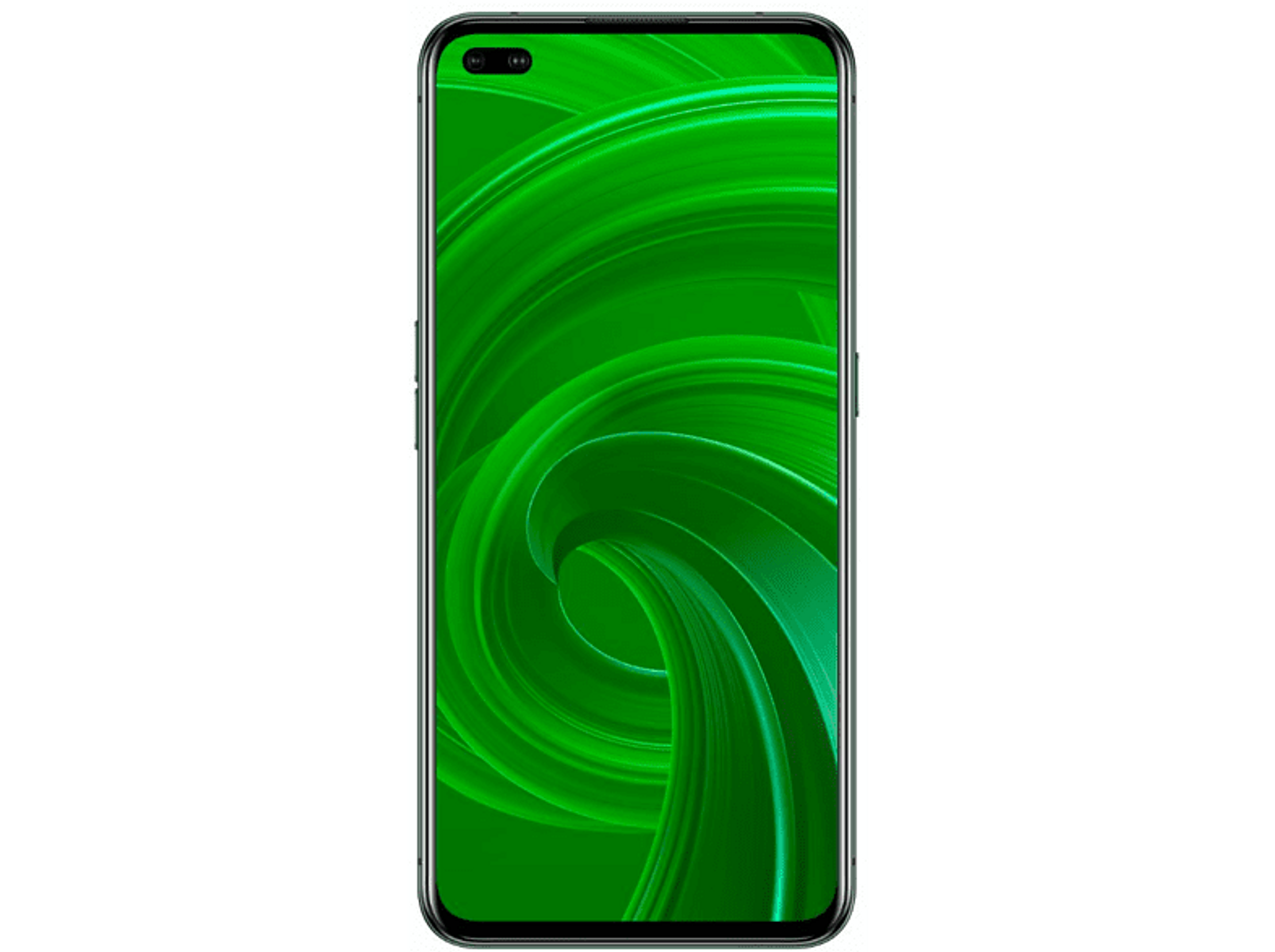 Schwarze Telefonrückseite mit einer Kamera und dem 'Wiko'-Logo, mit gepunktetem Muster.