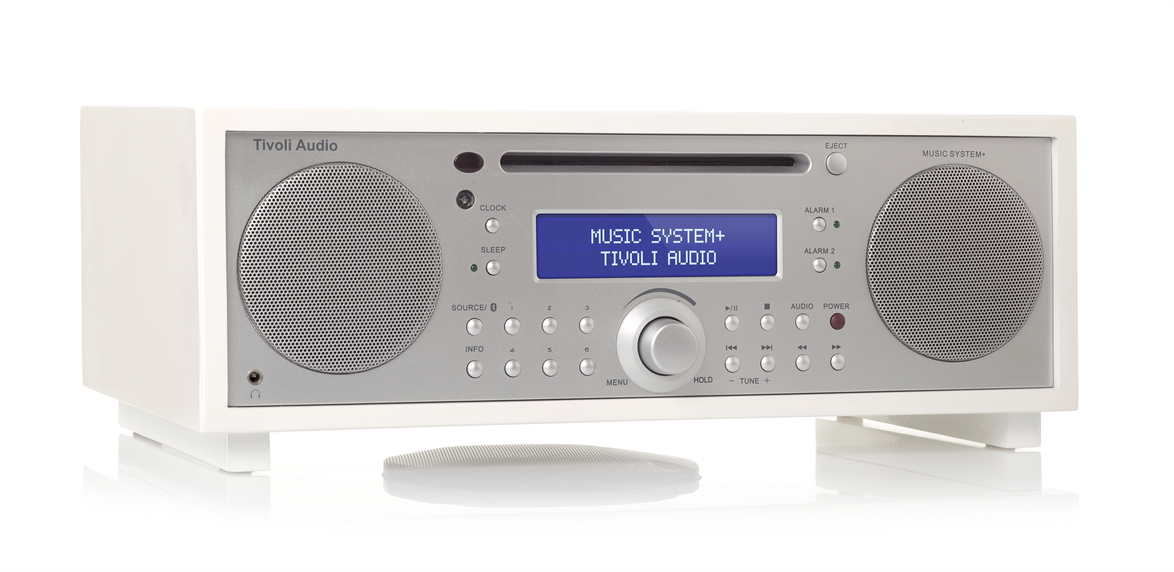 TIVOLI AUDIO Music System+ Hifi Kompaktanlage (Silber/Weiss)