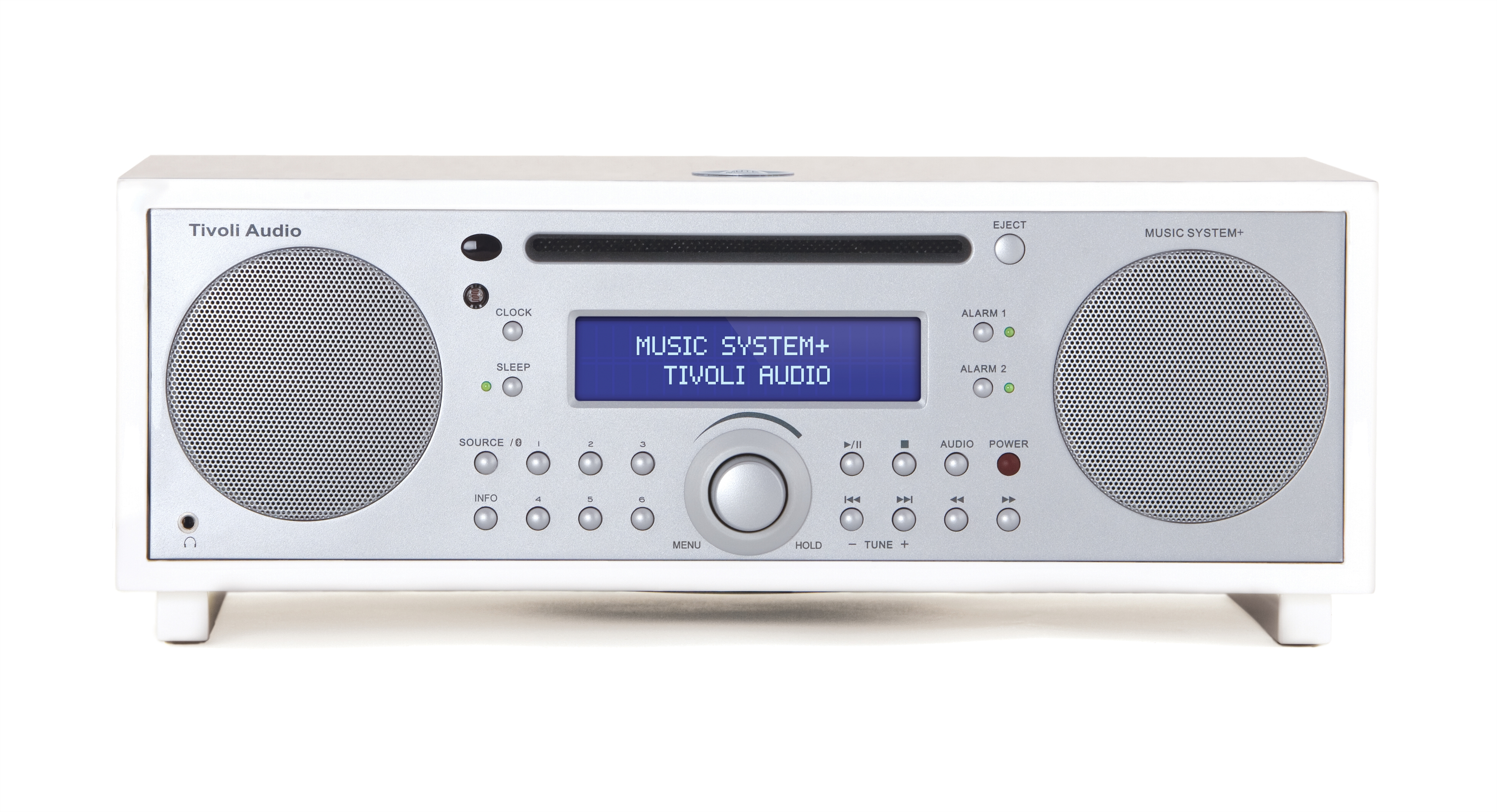 TIVOLI AUDIO Music System+ Hifi (Silber/Weiss) Kompaktanlage