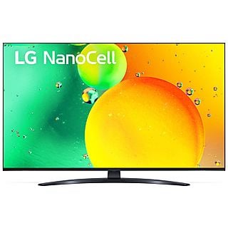 TV NanoCell 43" - LG 43NANO763QA, UHD 4K, Negro