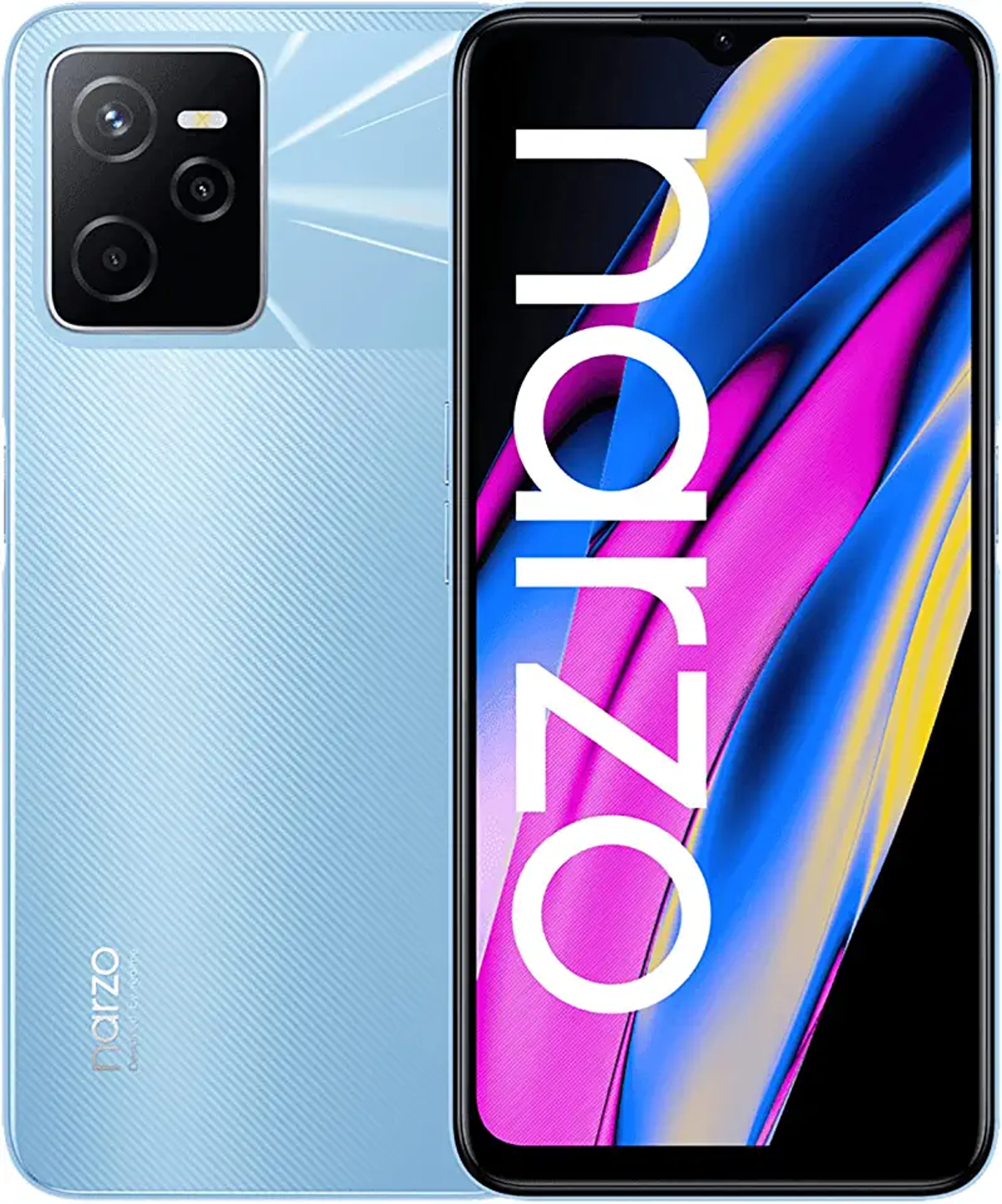 Móvil - 6941399082663 REALME, Azul, 64 GB, 4 GB, 6,58 ", Full HD+, Unisoc 4890 mAhmAh