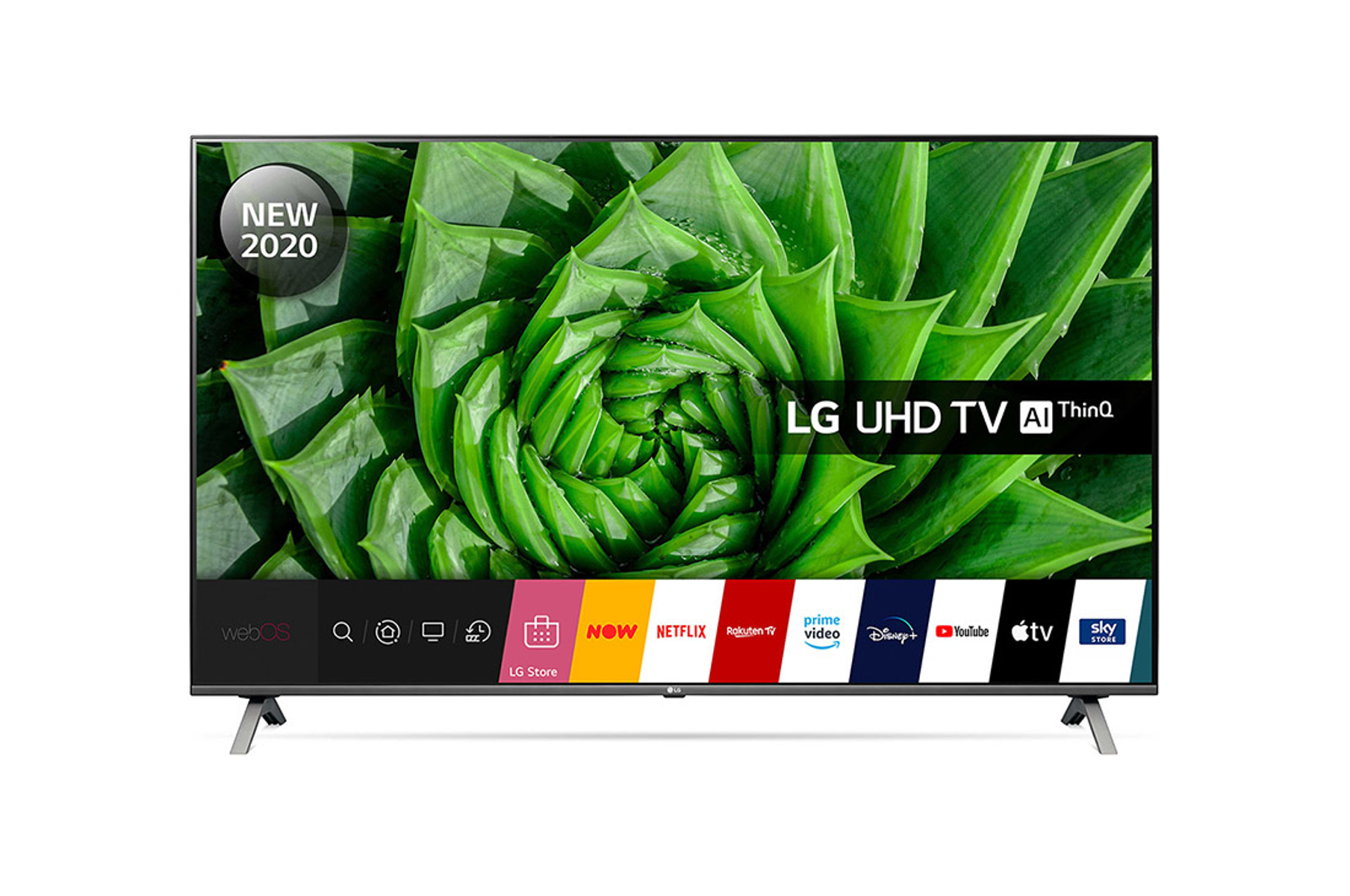 TV LED 65" - 65UN80006LA LG, UHD 4K, Quad Core Processor 4K, DVB-T2 (H.265)Sí, Negro