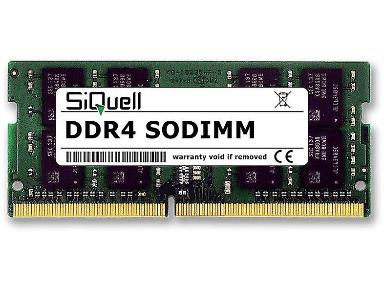 SIQUELL 16GB RAM für HP 17-cn0335ng (PC4-25600S) Arbeitsspeicher 16 GB DDR4