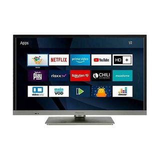 TV LED 24" - PANASONIC TX-24JS350E, UHD 4K, DVB-T2 (H.265), Plata