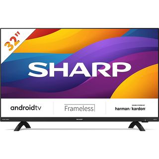 TV LED 32" - SHARP 32DI6EA, HD, Negro