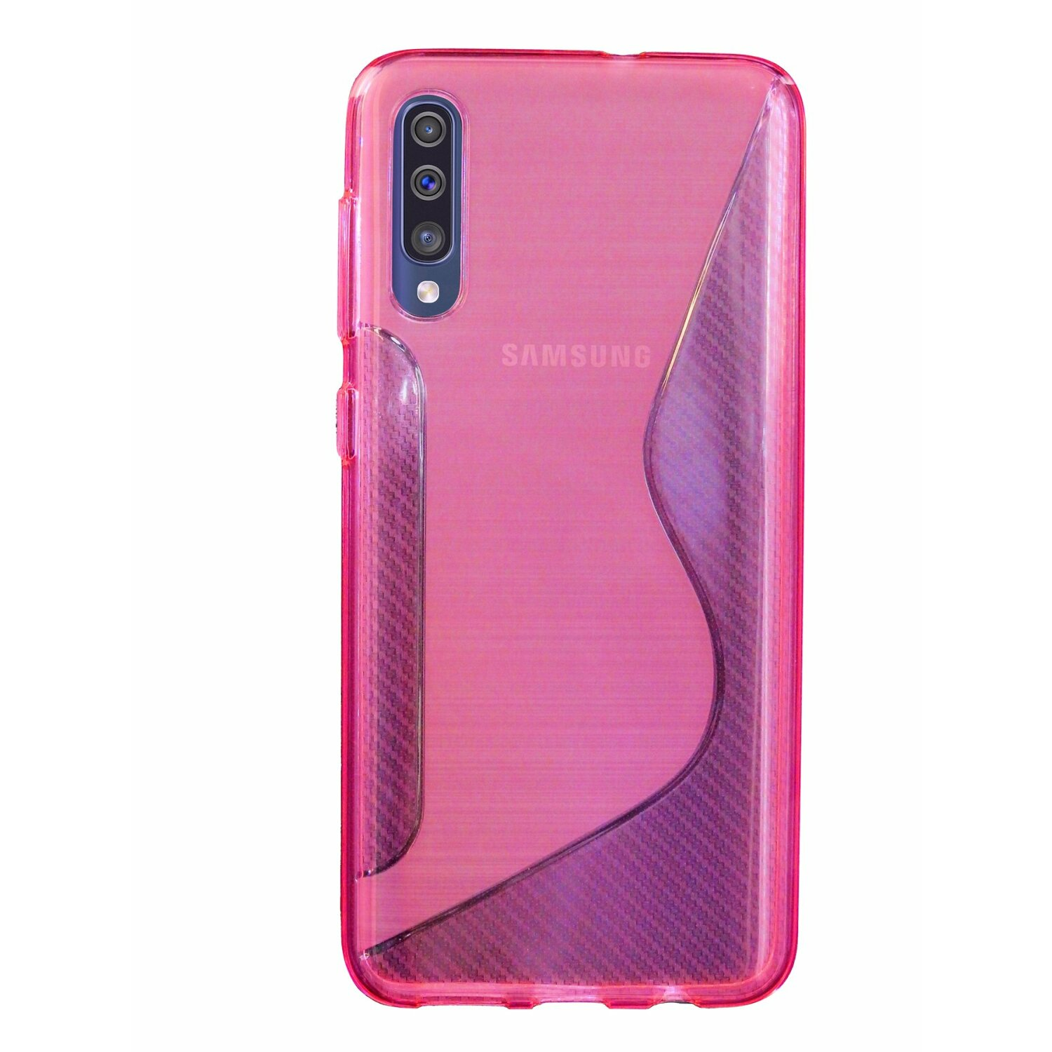 A30s, Galaxy Bumper, Cover, Rosa S-Line COFI Samsung,