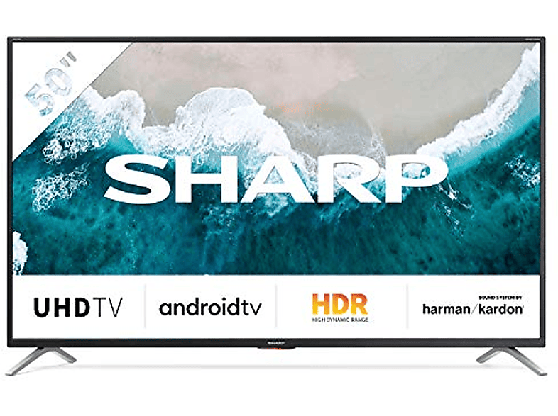 TV LED 50" SHARP 50BL6E, UHD 4K, Negro MediaMarkt