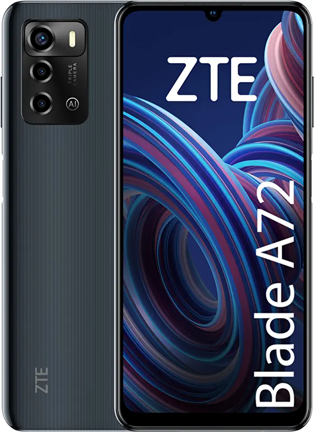 Zte Blade A72 de 171cm 674 gray 3gb 64gb 364gb gris libre p606f01grey 64 3 hd+ unisoc 5130 mahmah smartphone 90hz ram almacenamiento ampliable 1tb 225w 13mp