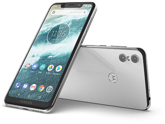 Móvil - MOTOROLA One, Blanco, 64 GB, 4 GB RAM, 5,9 ", Full HD+, Snapdragon, 3000 mAh, Android