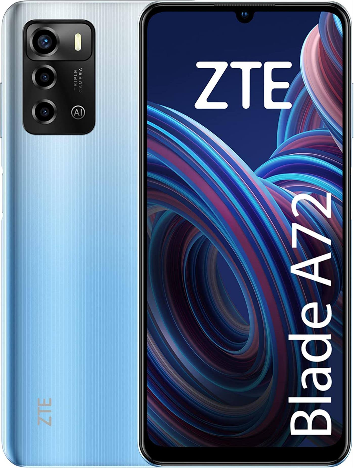 Zte Blade A72 64gb+3gb ram de 171cm 674 blue 3gb 64gb 364gb azul libre 6902176072802 64 3 hd+ unisoc 5130 mahmah smartphone 90hz almacenamiento 1tb 225w 13mp