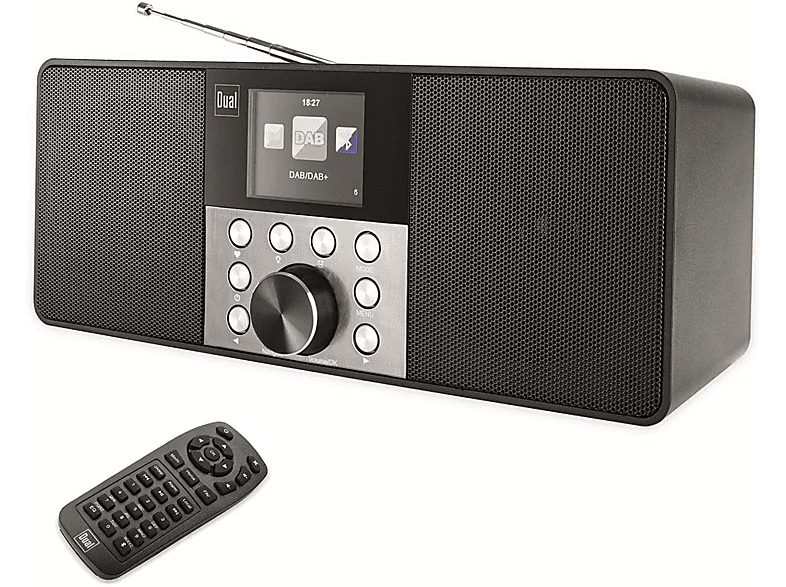 DUAL CR400 Radio, DAB/DAB+, DAB, DAB+, Bluetooth, Schwarz