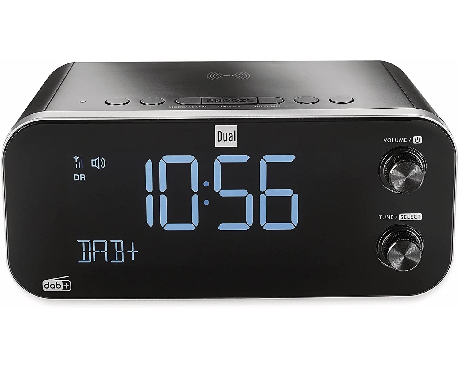 DUAL CR30 Radiowecker, DAB+, UKW, AUX, DAB+, KW, Schwarz MediaMarkt