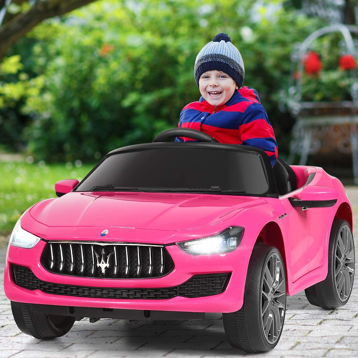 COSTWAY Maserati Kinderfahrzeug Kinderauto Elektro