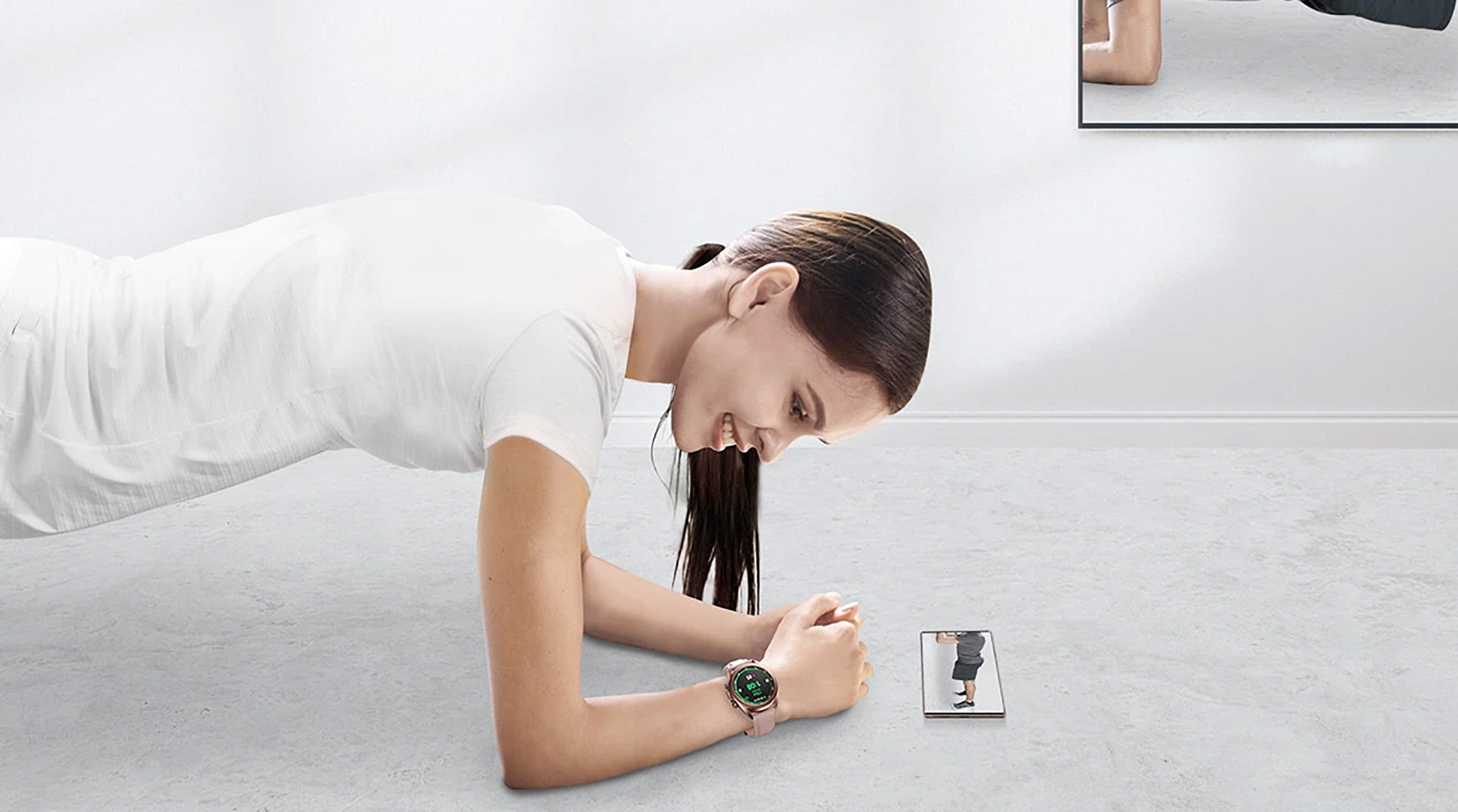 Galaxy Smartwatch 3 bronze Armband, - Edelstahl 190 Größe S/M (130 Echtleder Watch SAMSUNG mm),