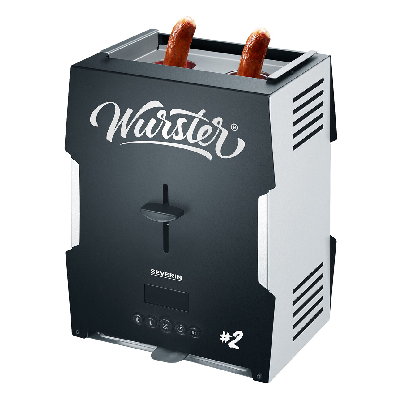 Wurster (2,000 SEVERIN Watt) Elektrogrill, Der 5005 WT schwarz