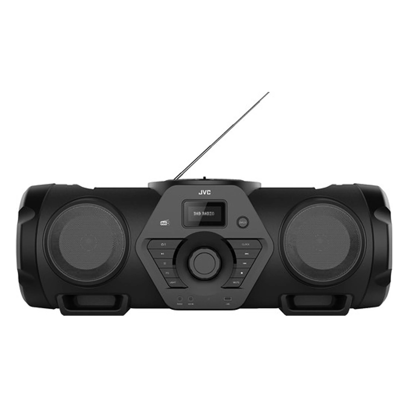 FM, Ghettoblaster Radio, schwarz Bluetooth, Radio - JVC Boomblaster RV-NB300DABBP