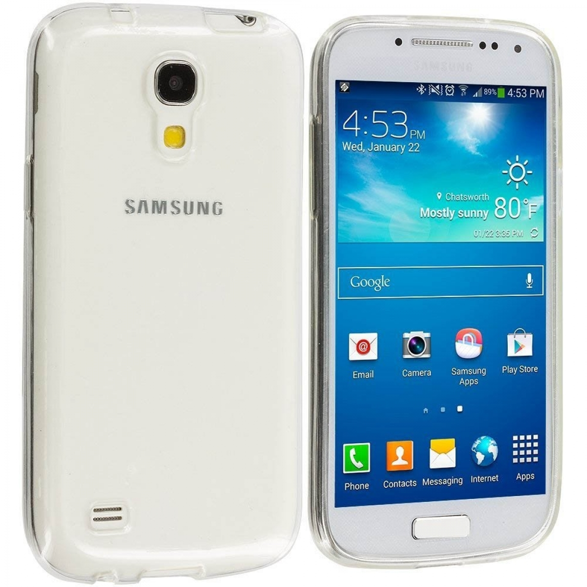 S4, Samsung, Galaxy CASEONLINE Transparent Backcover, CA4,