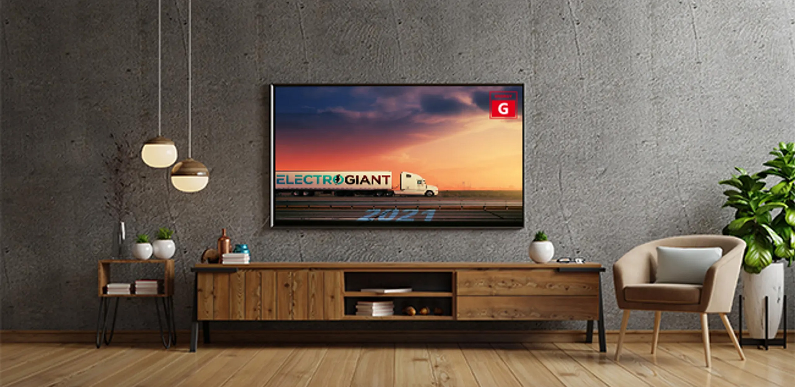 SAMSUNG GU50AU7179U LCD TV (Flat, SMART 4K, 125 UHD cm, / Zoll TV) 50