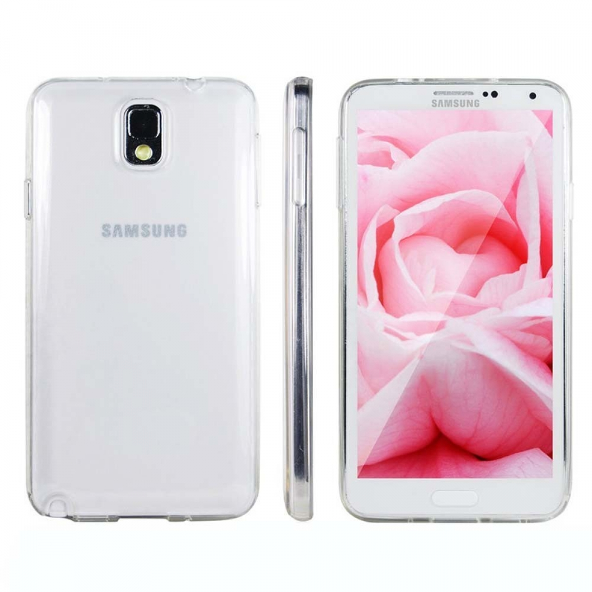 Backcover, CA4, Samsung, CASEONLINE Note Transparent 3, Galaxy