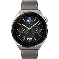 HUAWEI Watch GT 3 Pro Smartwatch Titanium Fluoroelastomer Strap, 140-210 mm, grau