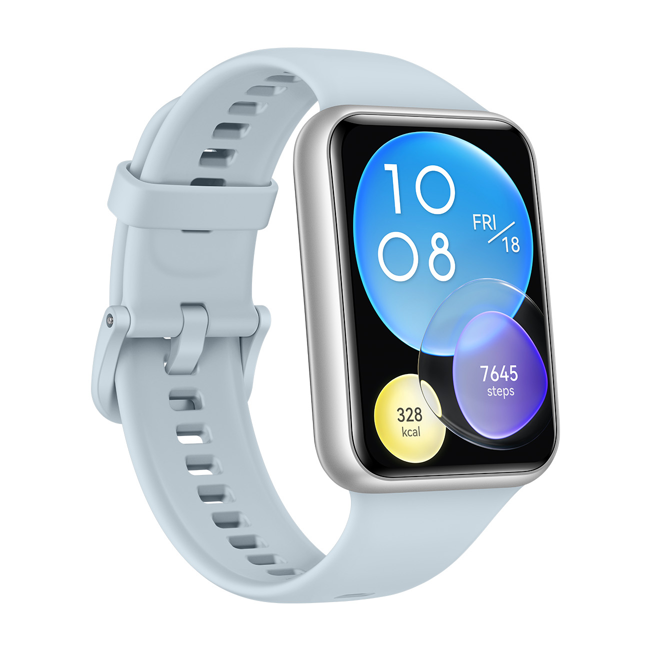 Watch Aluminium blau Fit HUAWEI 2 Smartwatch mm, Silikonarmband, 130-210