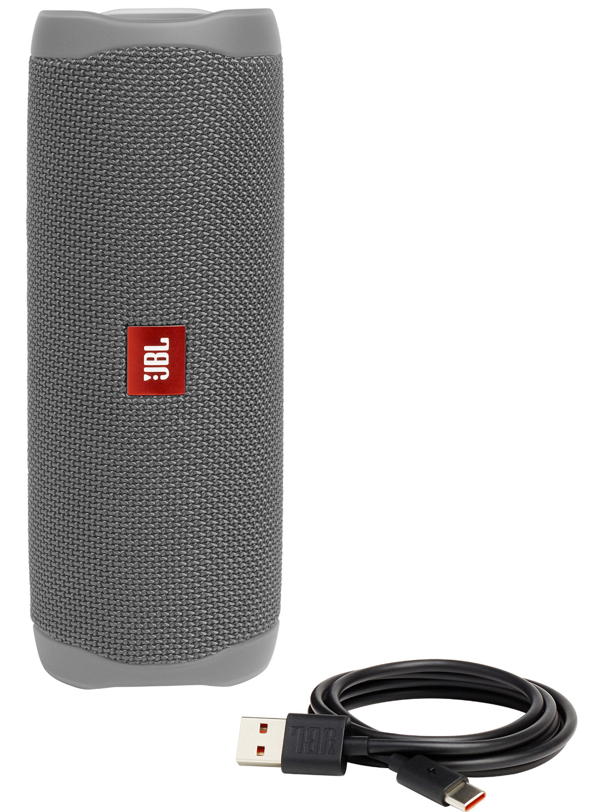 JBL Flip 5 Bluetooth Lautsprecher, grau, Wasserfest