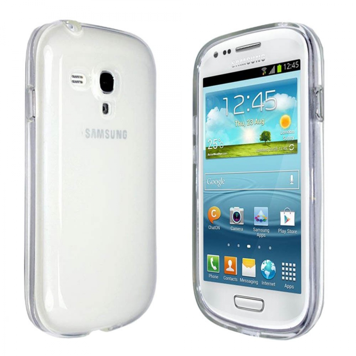 CASEONLINE Backcover, Samsung, CA4, Galaxy S3 Transparent mini,
