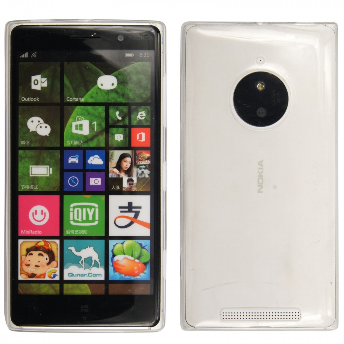 CASEONLINE CA4, Backcover, Nokia, Lumia Transparent 830