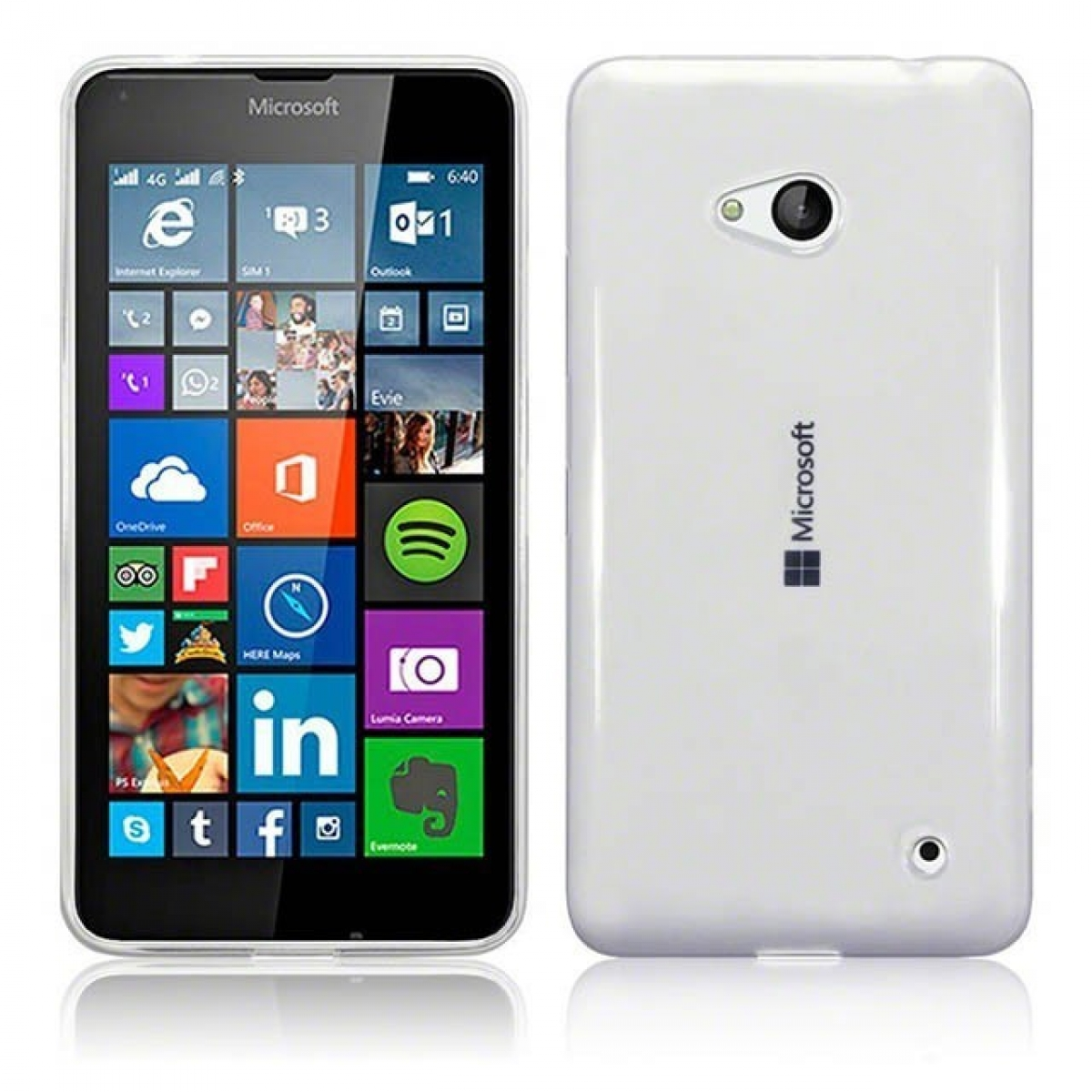 CA4, Backcover, Microsoft, Lumia Transparent 550, CASEONLINE